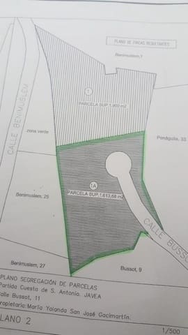 Terrain à Bâtir à vendre à Centro ciudad, Javea / Xàbia - 498 000 € (Ref: 8440606)