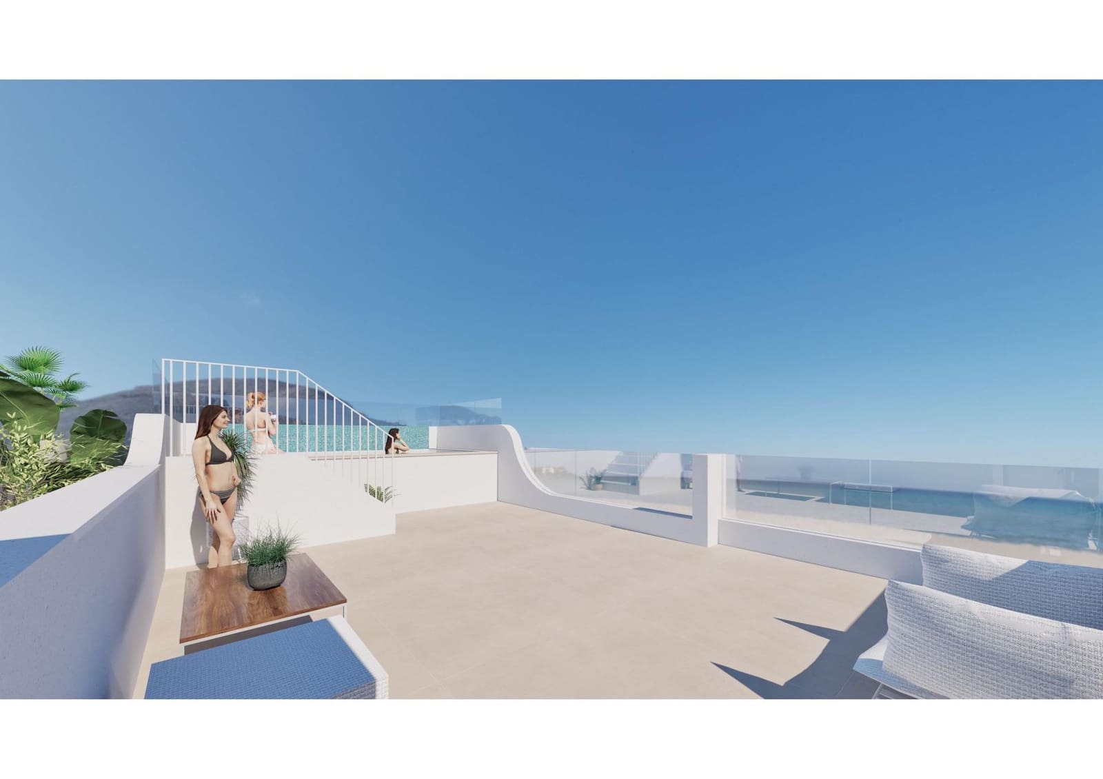 2 sypialnia Bungalow na sprzedaż w El Mojon z basenem garażem - 359 000 € (Ref: 8715570)