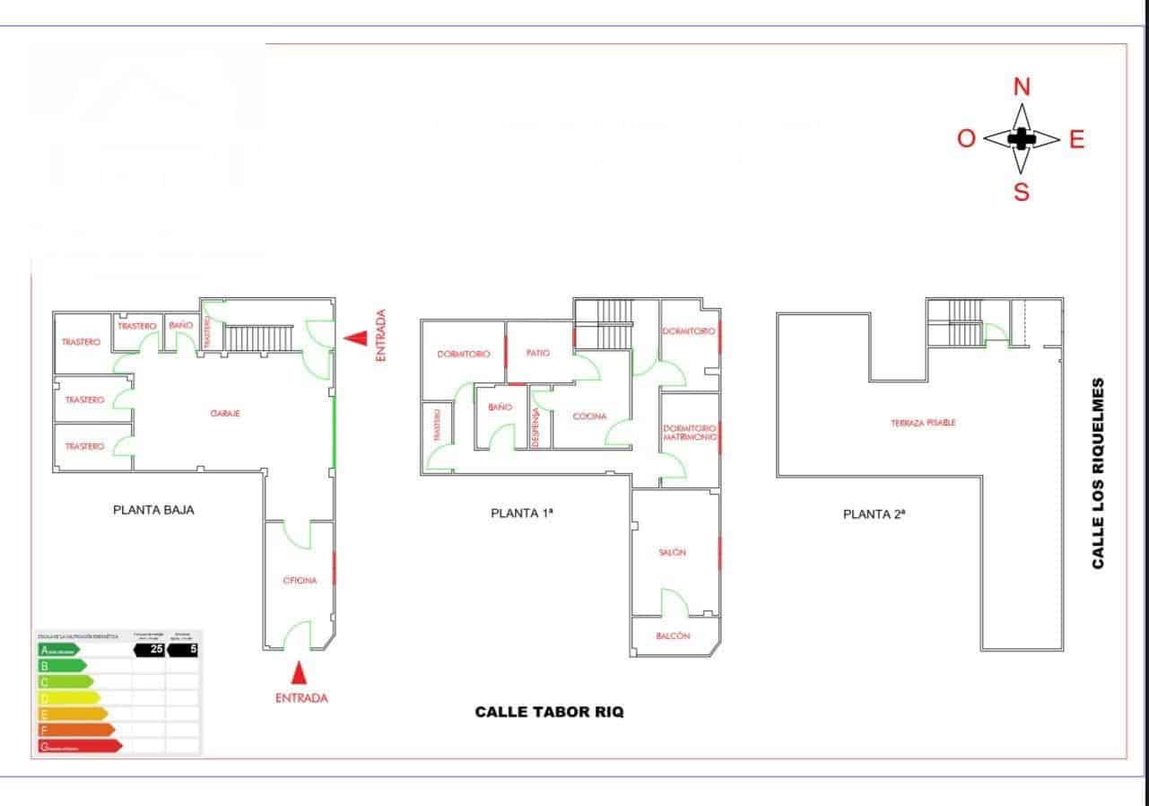 3 bedroom Townhouse for sale in Orihuela with garage - € 230,000 (Ref: 8825872)