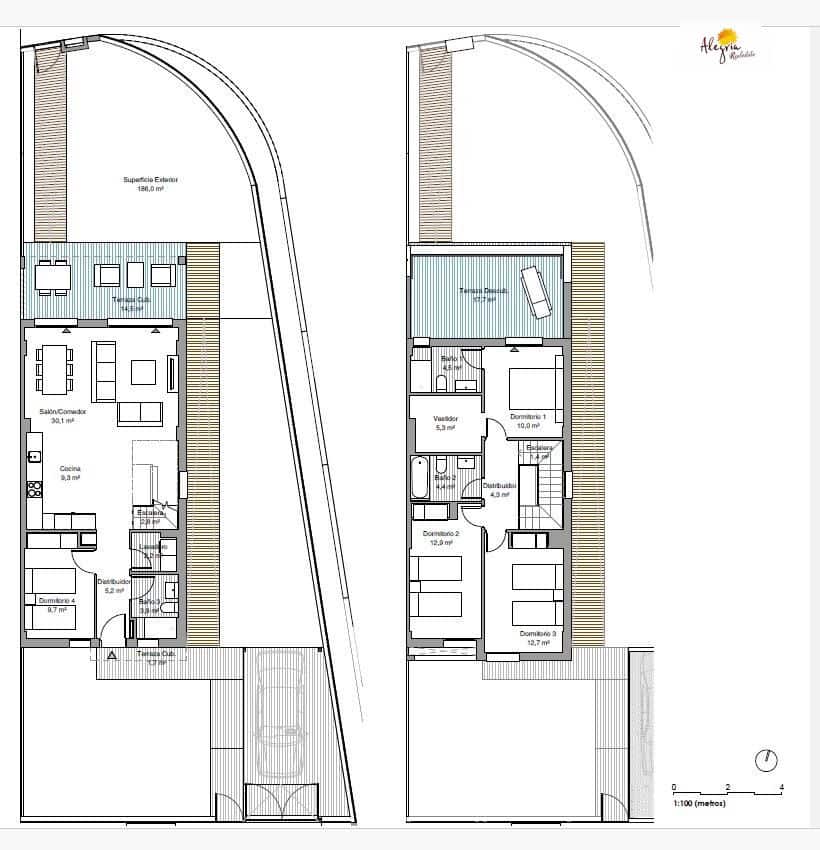 4 soveværelse Rækkehus til salg i Betera med swimmingpool - € 565.000 (Ref: 8881679)