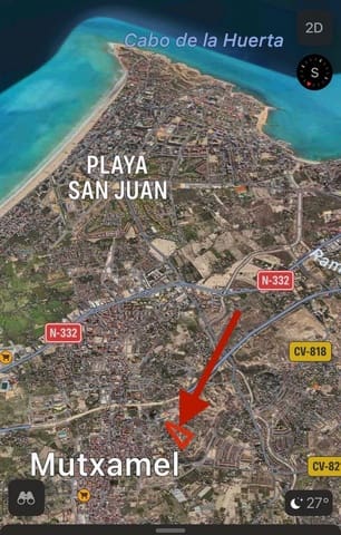 Byggetomt til salgs i Muchamiel / Mutxamel - € 330 000 (Ref: 8894976)