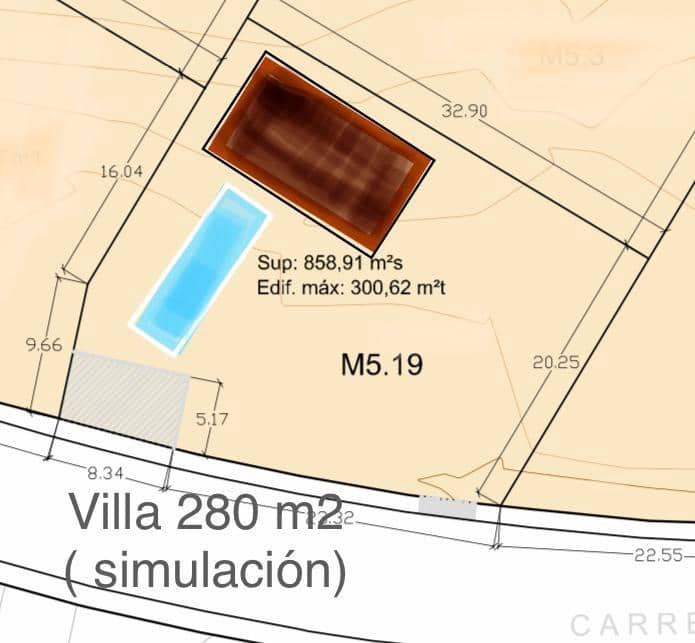 Byggegrund til salg i Muchamiel / Mutxamel - € 330.000 (Ref: 8894976)