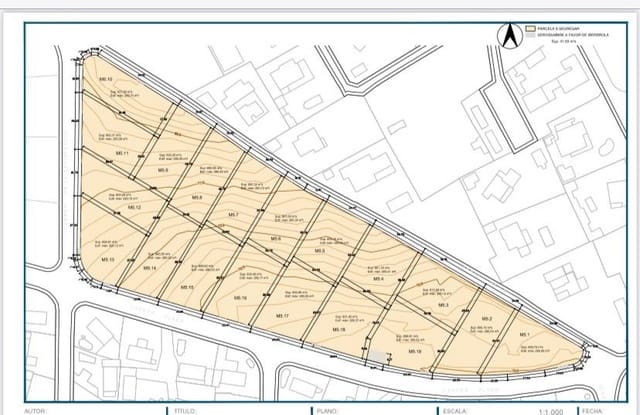 Byggetomt til salgs i Muchamiel / Mutxamel - € 330 000 (Ref: 8894976)