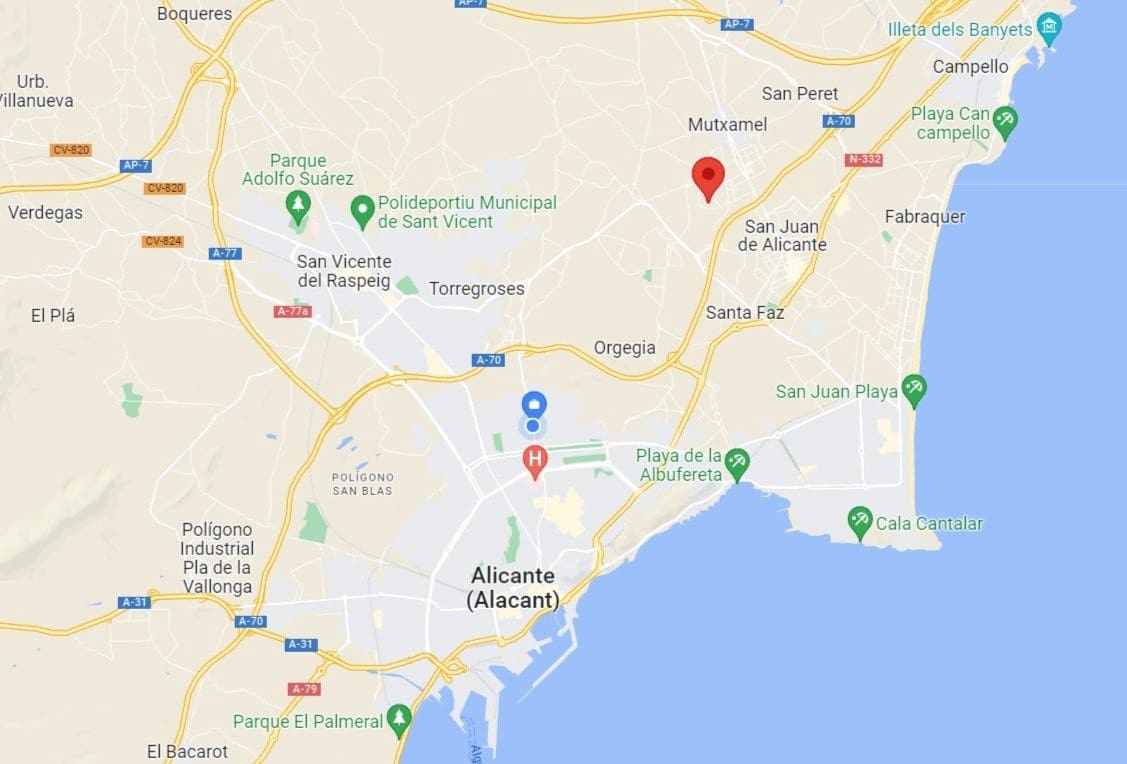 Byggegrund til salg i Muchamiel / Mutxamel - € 330.000 (Ref: 8894976)