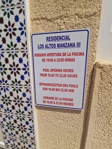 2 soveværelse Bungalow til salg i Los Altos med swimmingpool - € 145.000 (Ref: 9200466)