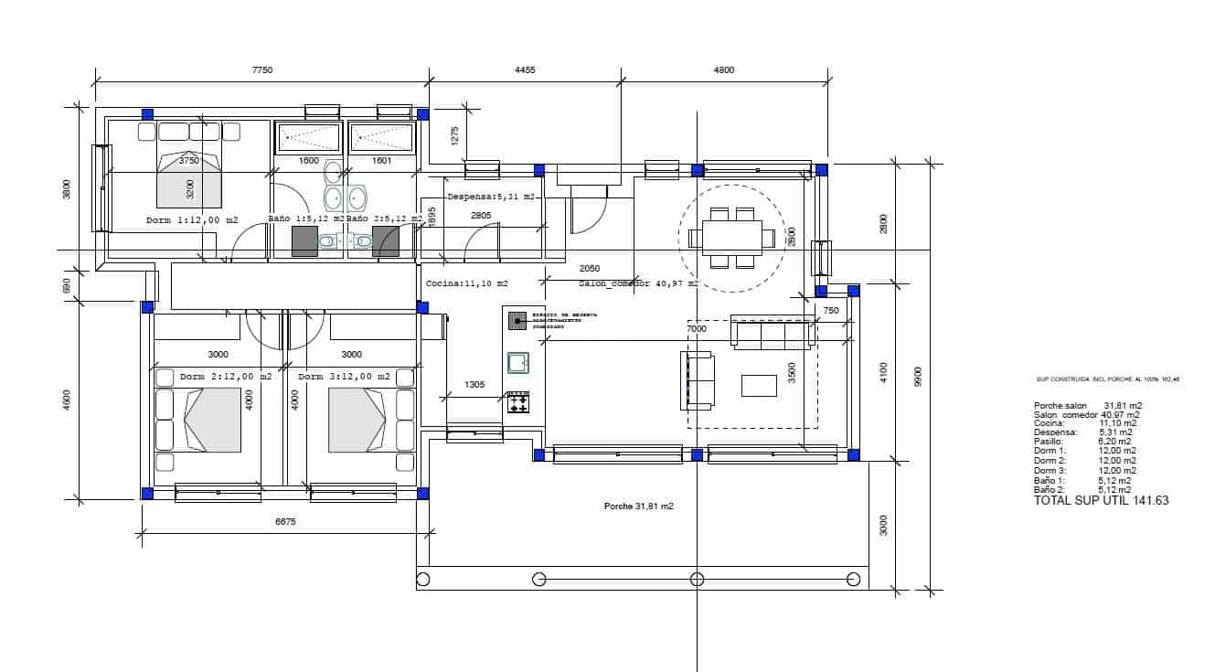 Chalet de 3 habitaciones en Pinoso en venta con piscina garaje - 389.000 € (Ref: 9208279)