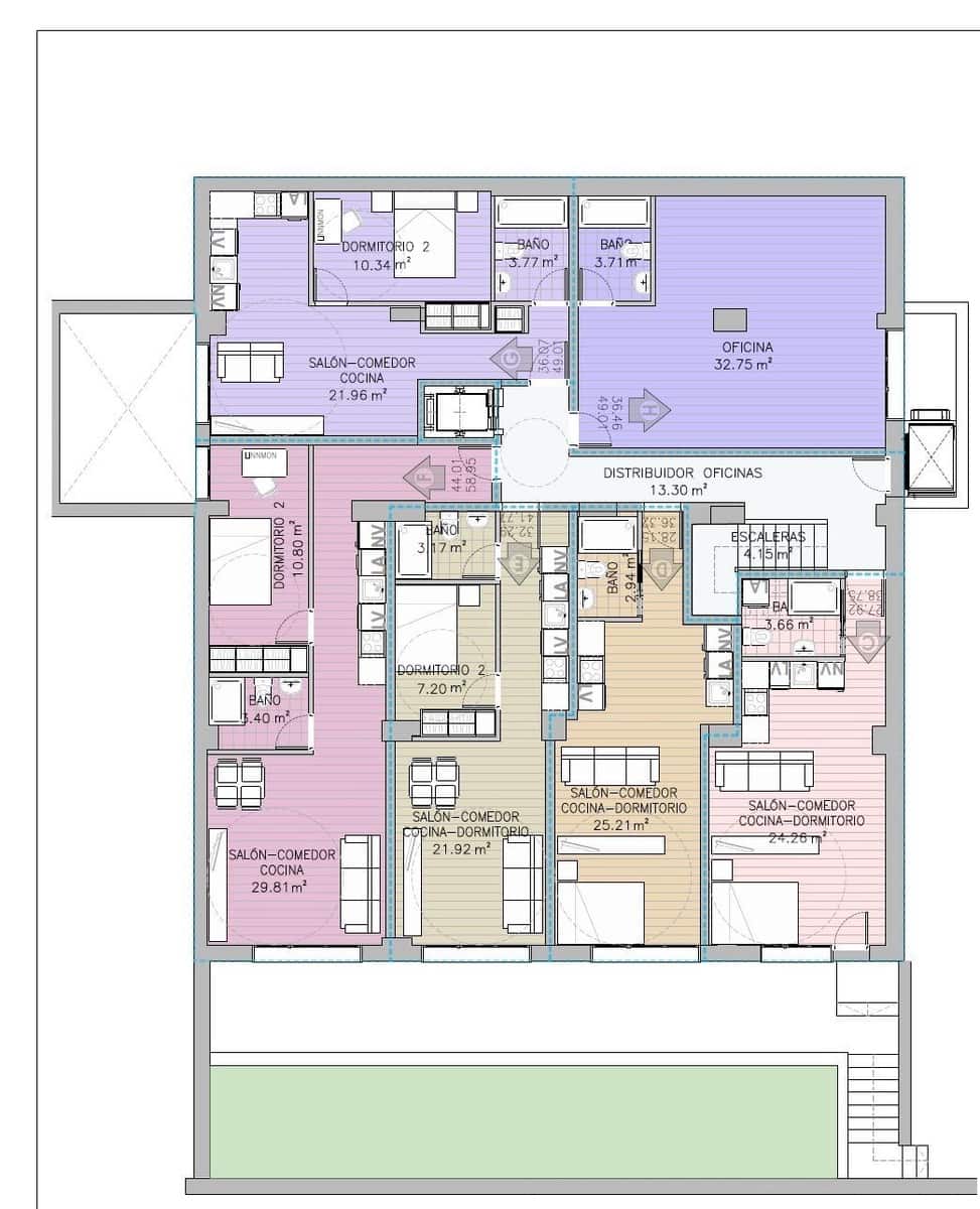 1 soveværelse Loft til salg i Madrid by - € 450.000 (Ref: 9227021)