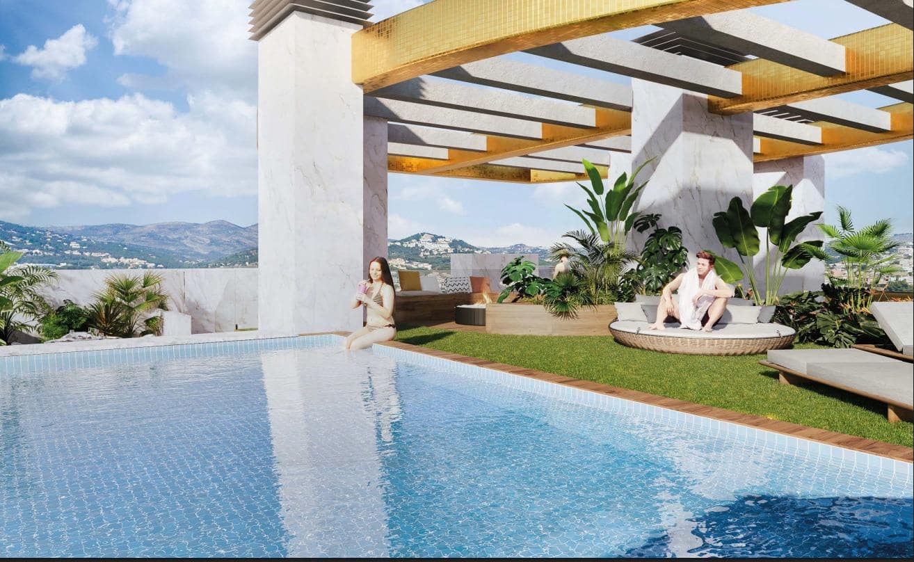 3 soveværelse Lejlighed til salg i Calpe / Calp med swimmingpool - € 600.000 (Ref: 9262588)