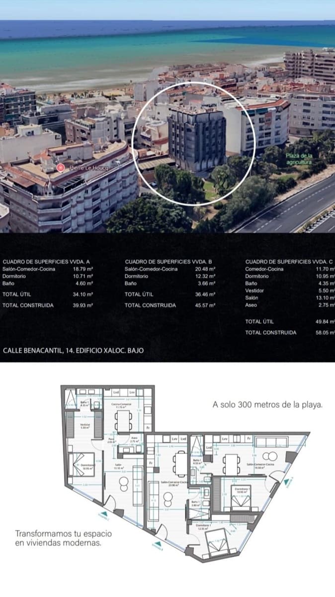 Apartamento de 1 habitación en La Mata en venta - 139.000 € (Ref: 9310892)