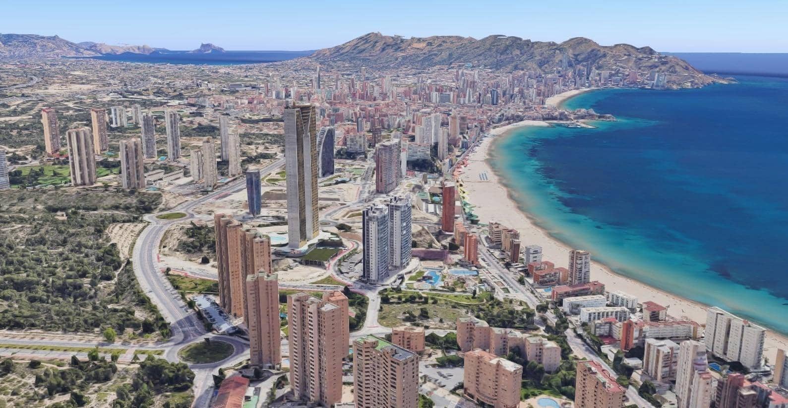 3 makuuhuone Huoneisto myytävänä paikassa Benidorm mukana uima-altaan 
autotalli - 810 000 € (Ref: 9324327)