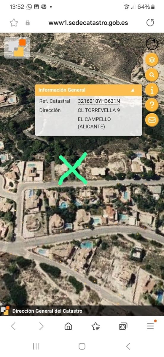 Tomt till salu i El Campello - 159 000 € (Ref: 9403388)