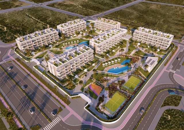 2 chambre Appartement à vendre à El Chaparral - La Siesta - La Torreta, Torrevieja avec piscine garage - 280 000 € (Ref: 9551495)