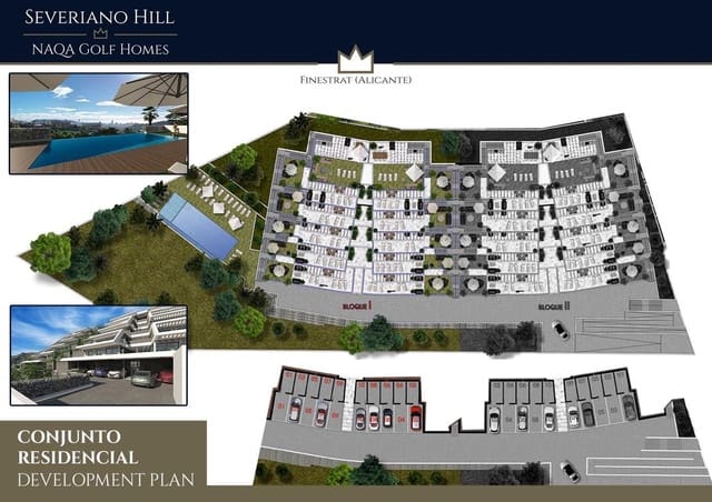 2 bedroom Apartment for sale in Finestrat with pool - € 500,000 (Ref: 9604970)