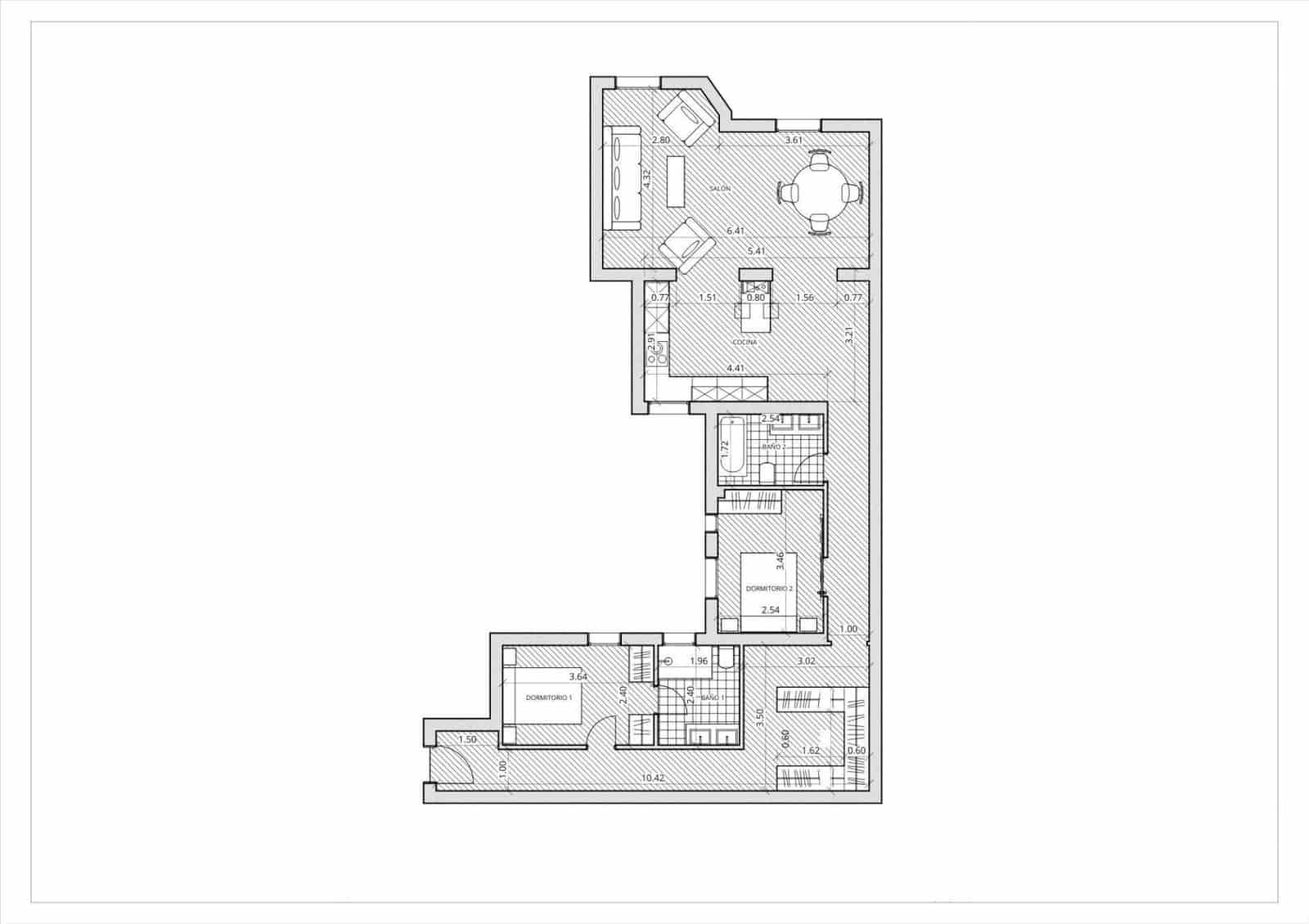 2 sypialnia Mieszkanie na sprzedaż w Miasto Madryt - 1 295 000 € (Ref: 9677471)