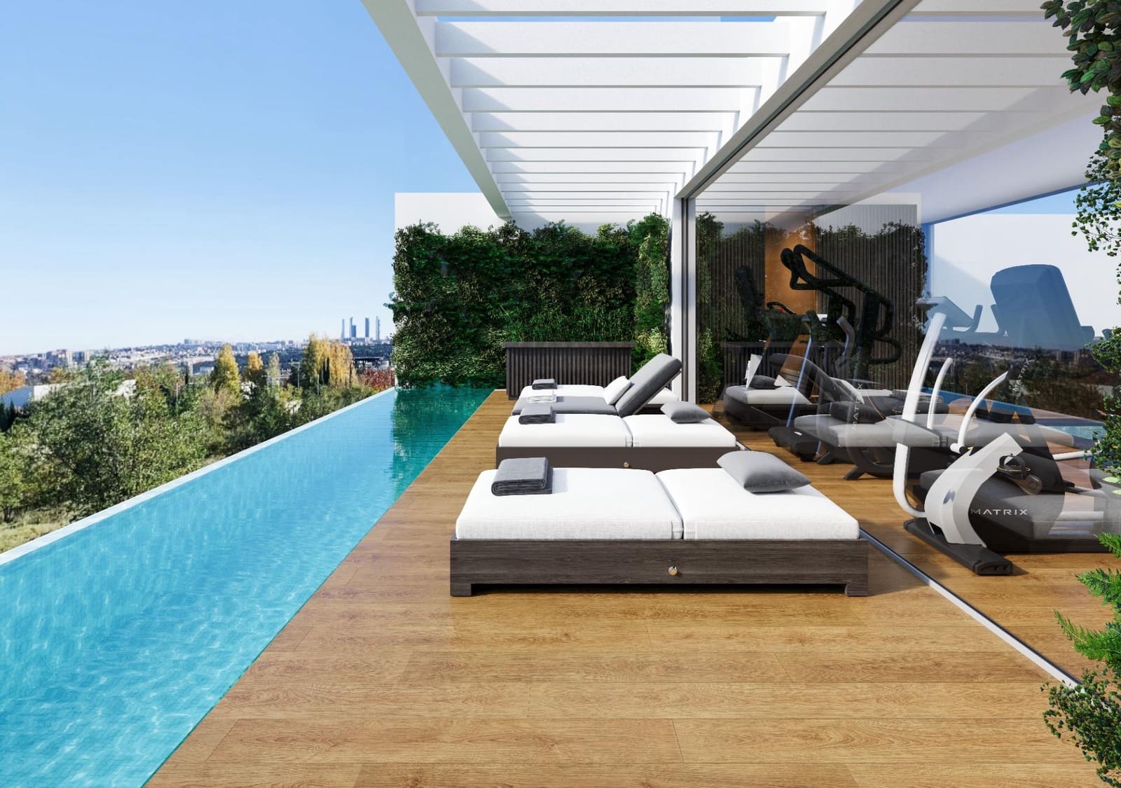1 sypialnia Mieszkanie na sprzedaż w Miasto Madryt z basenem garażem - 476 225 € (Ref: 9701631)