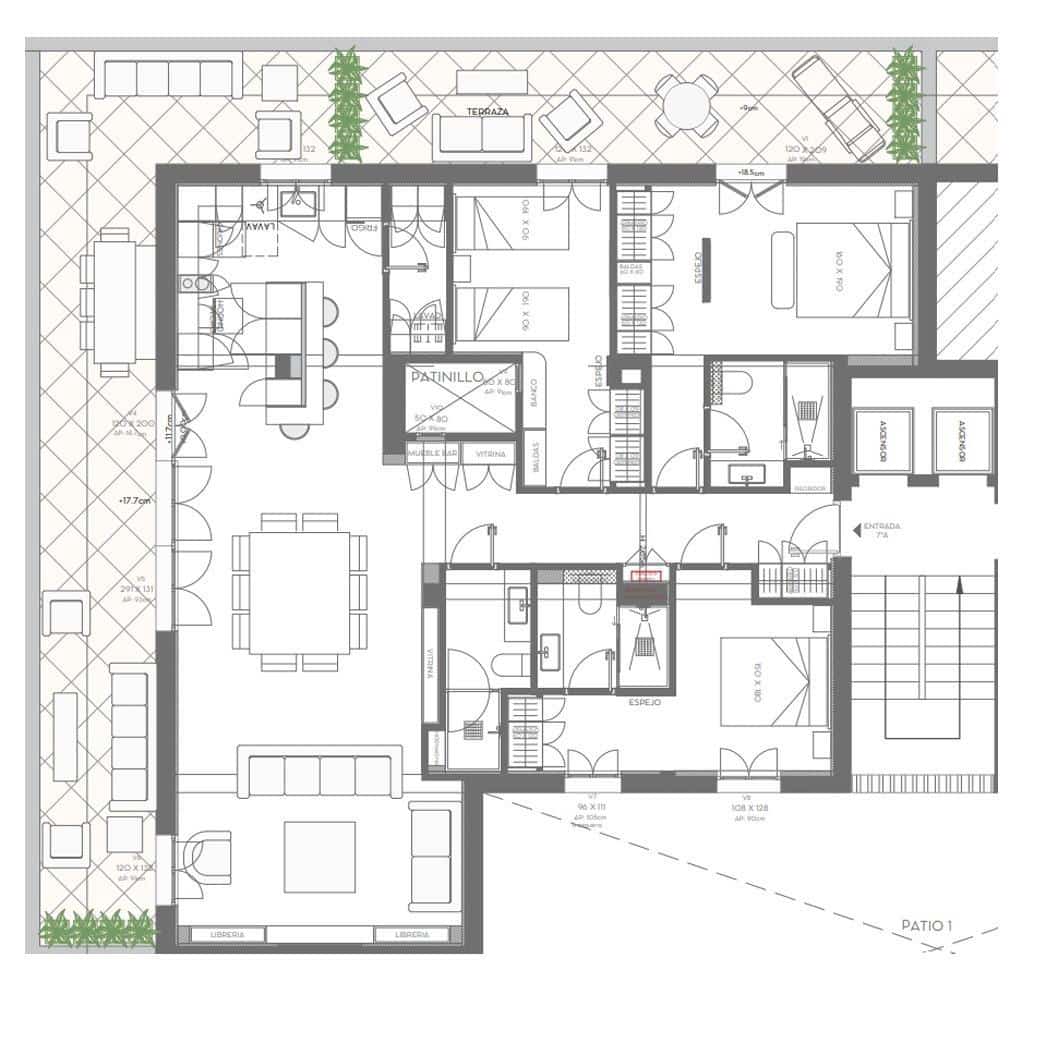3 sypialnia Mieszkanie na sprzedaż w Miasto Madryt - 2 639 000 € (Ref: 9818216)