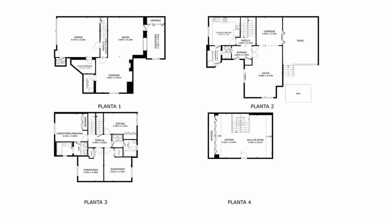 6 bedroom Semi-detached Villa for sale in Madrid city with pool garage - € 1,420,000 (Ref: 9867026)