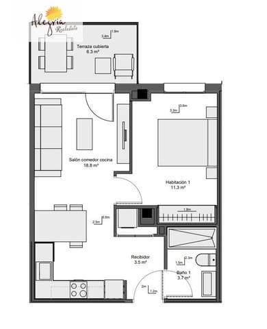 1 slaapkamer Appartement te koop in Paterna - € 181.000 (Ref: 9873503)