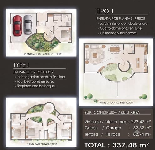 4 soveværelse Penthouse til salg i Altea med swimmingpool garage - € 849.000 (Ref: 9876434)