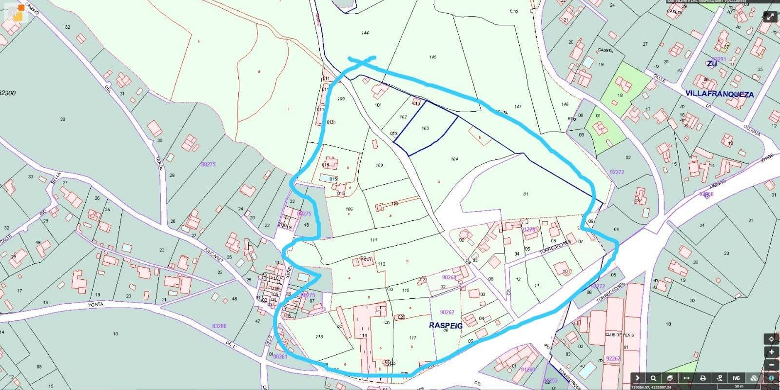 Undeveloped Land for sale in San Vicente / Sant Vicent del Raspeig - € 120,000 (Ref: 9973327)