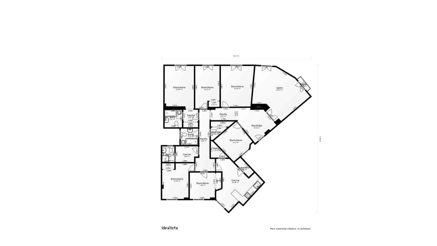 7 bedroom Apartment for sale in Valencia city with garage - € 1,250,000 (Ref: 10085533)