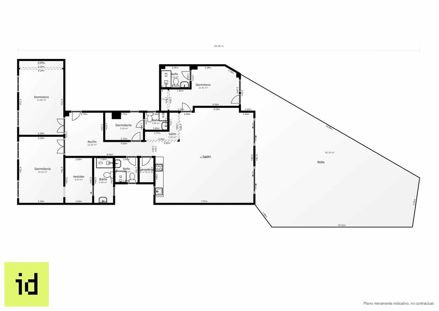 4 bedroom Apartment for sale in Valencia city with garage - € 1,290,000 (Ref: 10135563)