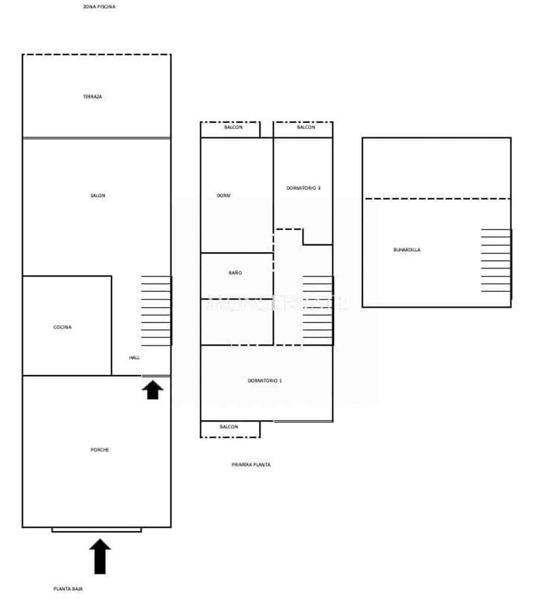 4 soveværelse Byhus til salg i Valencia by med swimmingpool garage - € 749.000 (Ref: 8851150)
