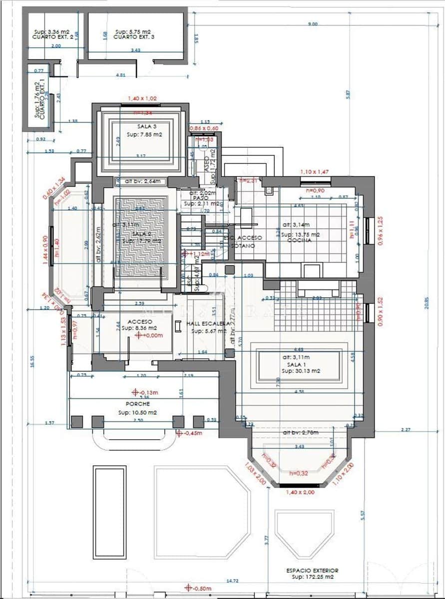 6 soveværelse Villa til salg i Valencia by med garage - € 1.900.000 (Ref: 9321538)