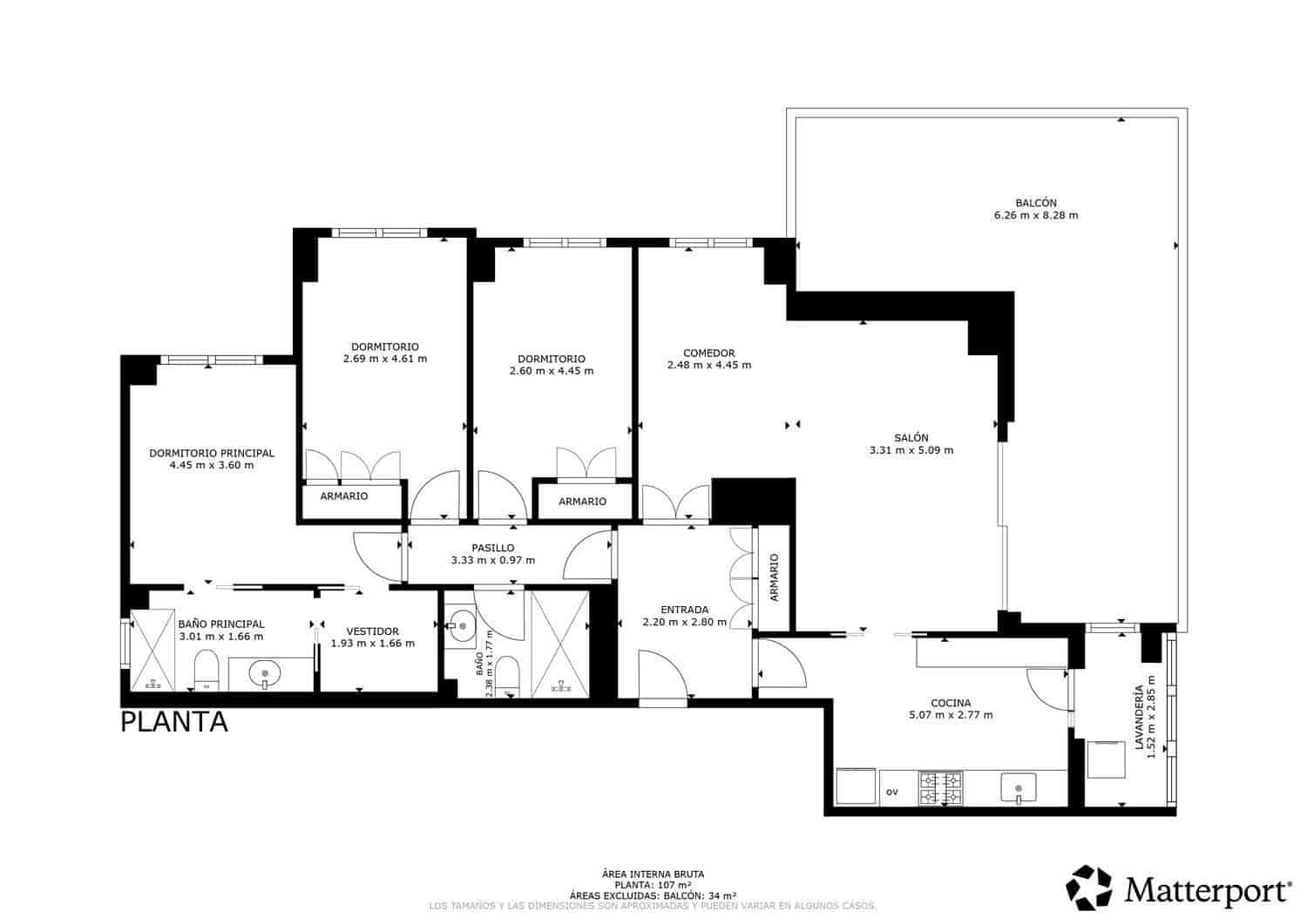 3 Zimmer Apartment zu verkaufen in Valencia Stadt mit Pool Garage - 730.000 € (Ref: 9445712)
