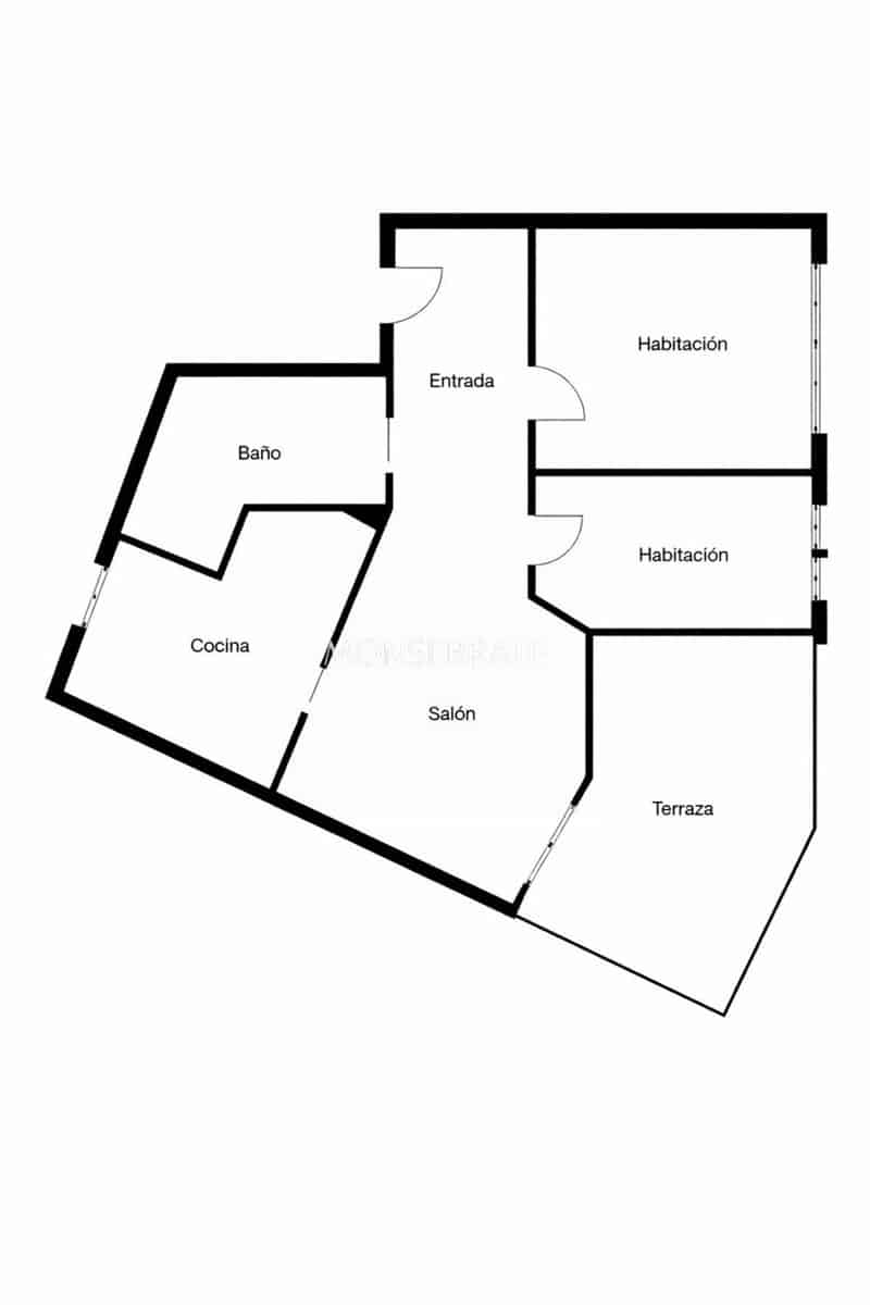 Appartement de 2 chambres à louer à Valence ville avec garage - 1 690 € (Ref: 9594573)