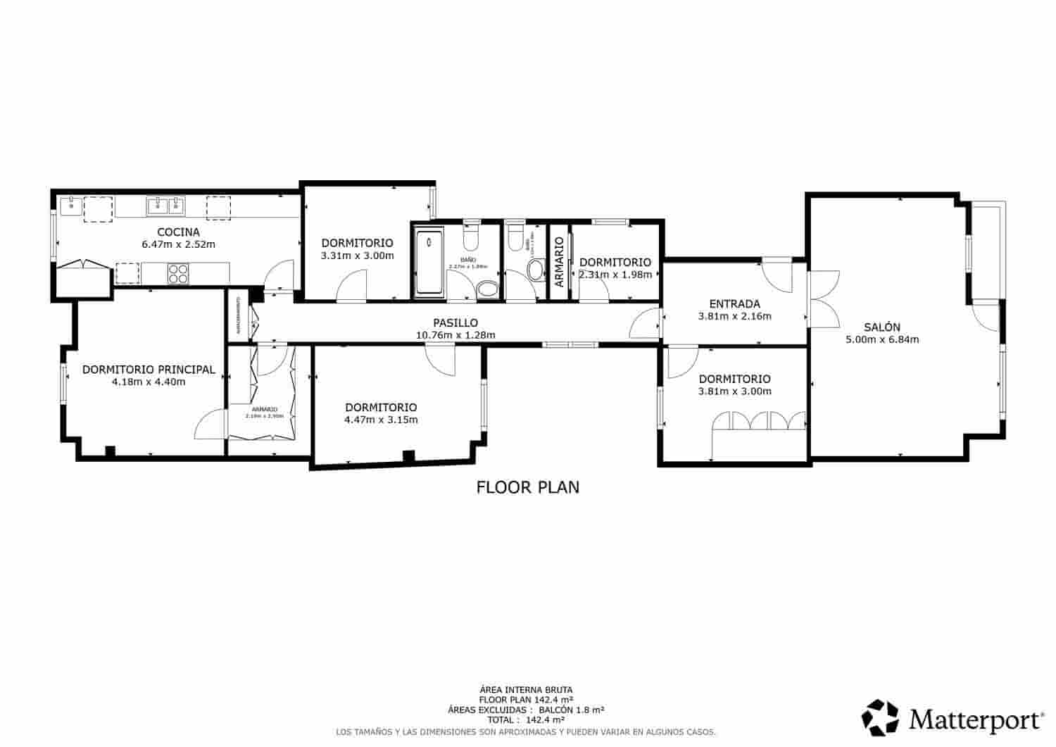 5 bedroom Apartment for sale in Valencia city with garage - € 720,000 (Ref: 9916455)