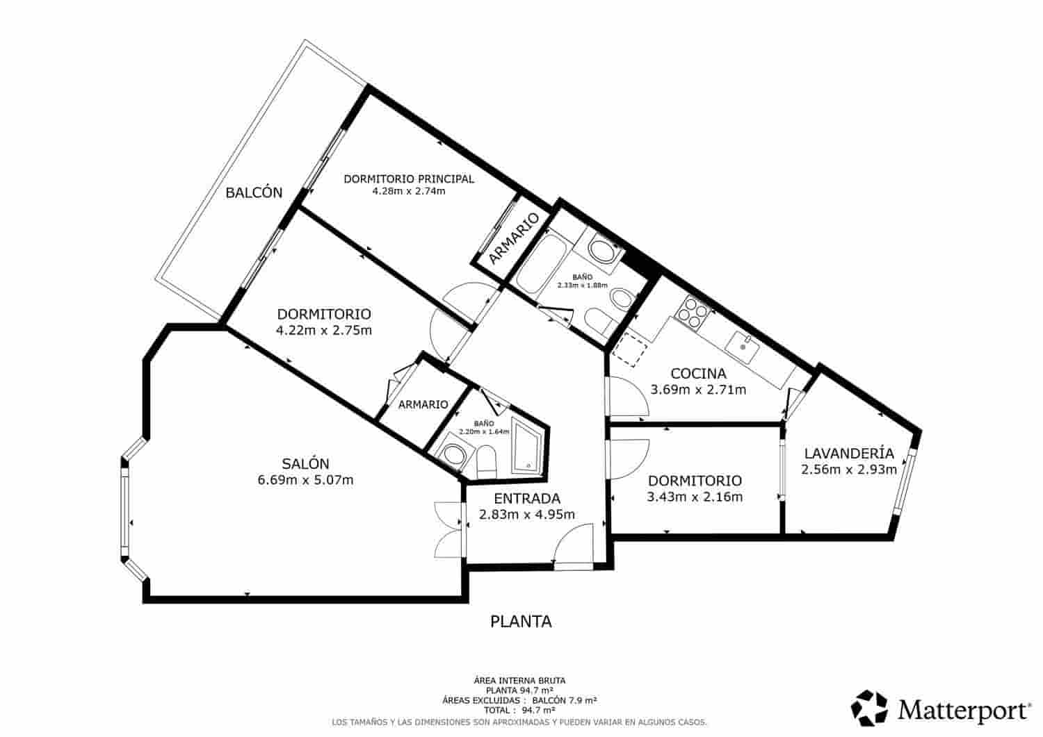 3 quarto Apartamento para arrendar em Valencia cidade com garagem - 1 500 € (Ref: 9951060)