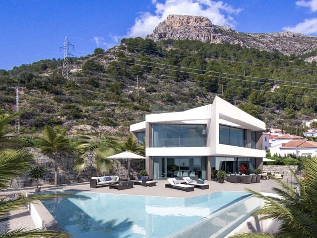 4 makuuhuone Huvila myytävänä paikassa Pueblo, Calpe / Calp mukana uima-altaan - 1 850 000 € (Ref: 9078308)