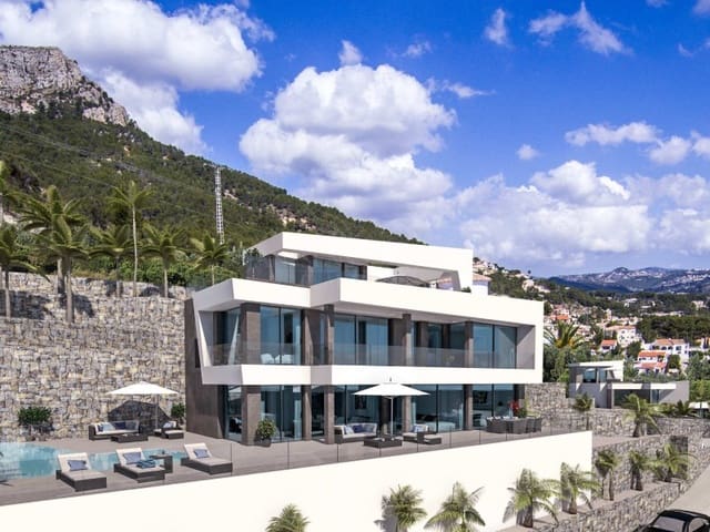 4 makuuhuone Huvila myytävänä paikassa Pueblo, Calpe / Calp mukana uima-altaan - 1 850 000 € (Ref: 9078308)