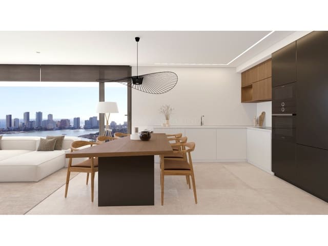 Apartamento de 3 habitaciones en Levante - Playa Fossa, Calpe / Calp en venta con piscina - 1.095.000 € (Ref: 9411271)