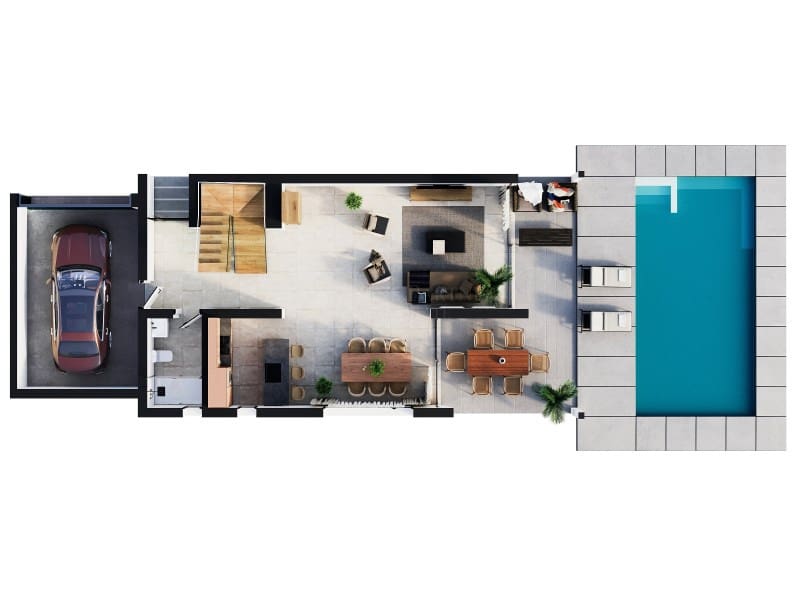 3 quarto Moradia para venda em Calpe / Calp com garagem - 925 000 € (Ref: 9611400)