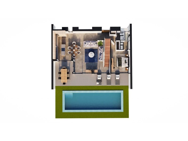 3 makuuhuone Huvila myytävänä paikassa Calpe / Calp mukana 
autotalli - 1 099 000 € (Ref: 9611401)