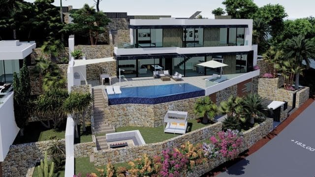 4 Zimmer Villa zu verkaufen in Calpe / Calp mit Pool Garage - 1.550.000 € (Ref: 7892982)