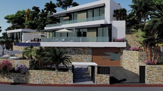 4 Zimmer Villa zu verkaufen in Calpe / Calp mit Pool Garage - 1.550.000 € (Ref: 7892982)