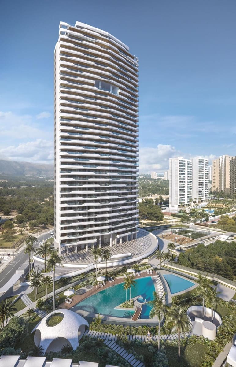 2 soverom Leilighet til salgs i Benidorm med svømmebasseng garasje - € 655 500 (Ref: 8189109)