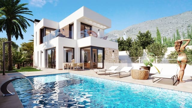 4 bedroom Villa for sale in Finestrat with pool garage - € 1,049,000 (Ref: 8499887)
