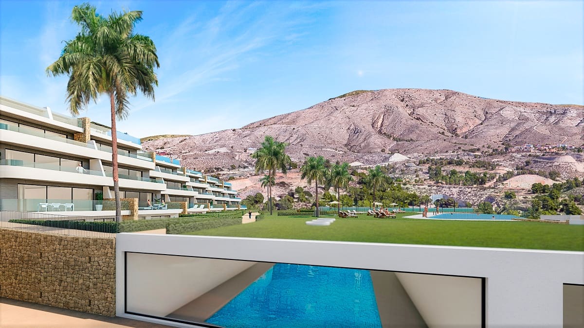 Apartamento de 2 habitaciones en Finestrat en venta con piscina garaje - 420.000 € (Ref: 8536380)