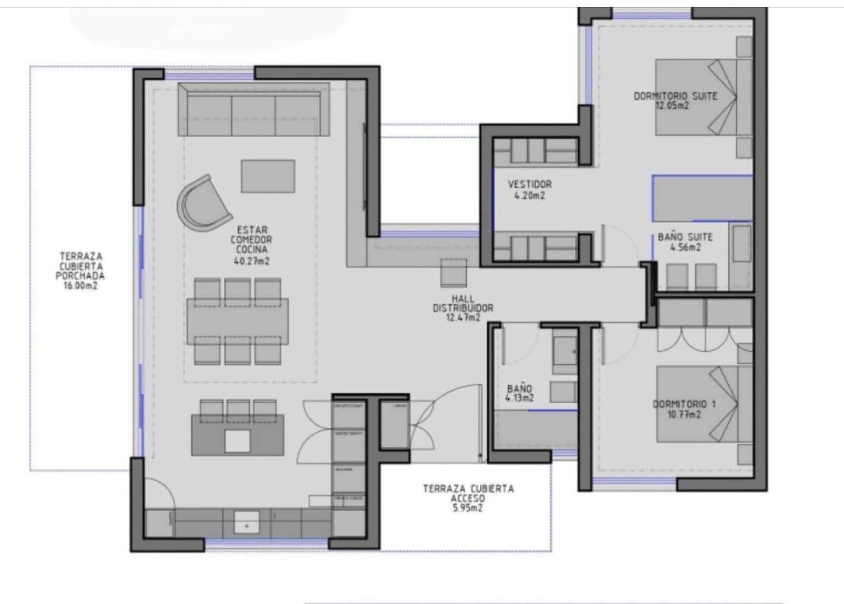 2 soveværelse Semi-Rækkehus til salg i El Campello med swimmingpool garage - € 540.000 (Ref: 9219713)