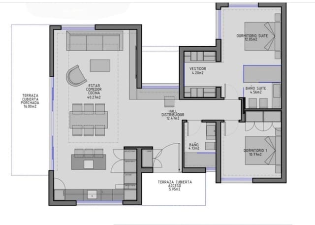 2 soveværelse Semi-Rækkehus til salg i El Campello med swimmingpool garage - € 540.000 (Ref: 9219713)