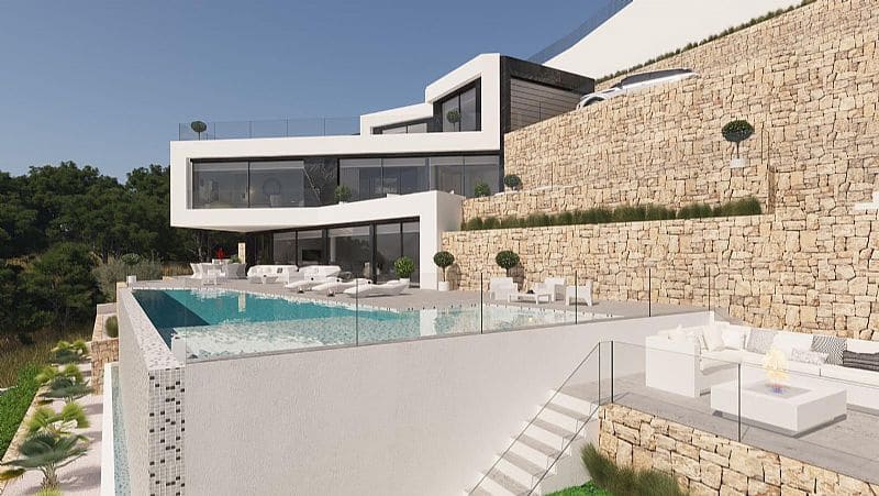 4 sypialnia Willa na sprzedaż w Benissa z basenem garażem - 2 600 000 € (Ref: 9594658)