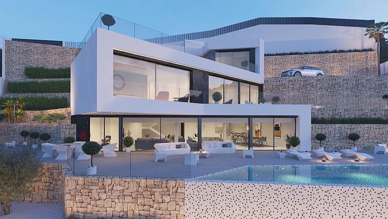 4 sypialnia Willa na sprzedaż w Benissa z basenem garażem - 2 600 000 € (Ref: 9594658)