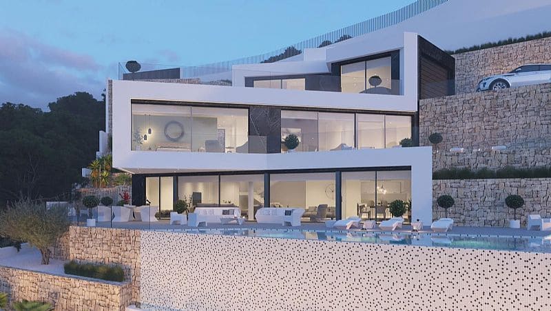 4 sypialnia Willa na sprzedaż w Benissa z basenem garażem - 2 600 000 € (Ref: 9594658)