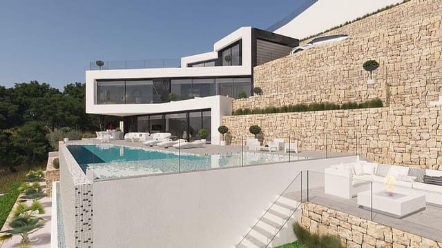 4 sypialnia Willa na sprzedaż w Benissa z basenem garażem - 2 600 000 € (Ref: 9594658)