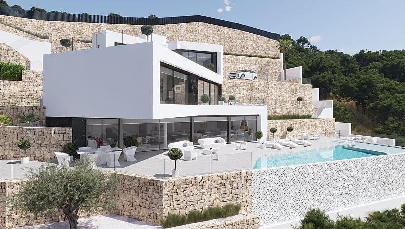 4 sypialnia Willa na sprzedaż w Benissa z basenem garażem - 2 600 000 € (Ref: 9594658)