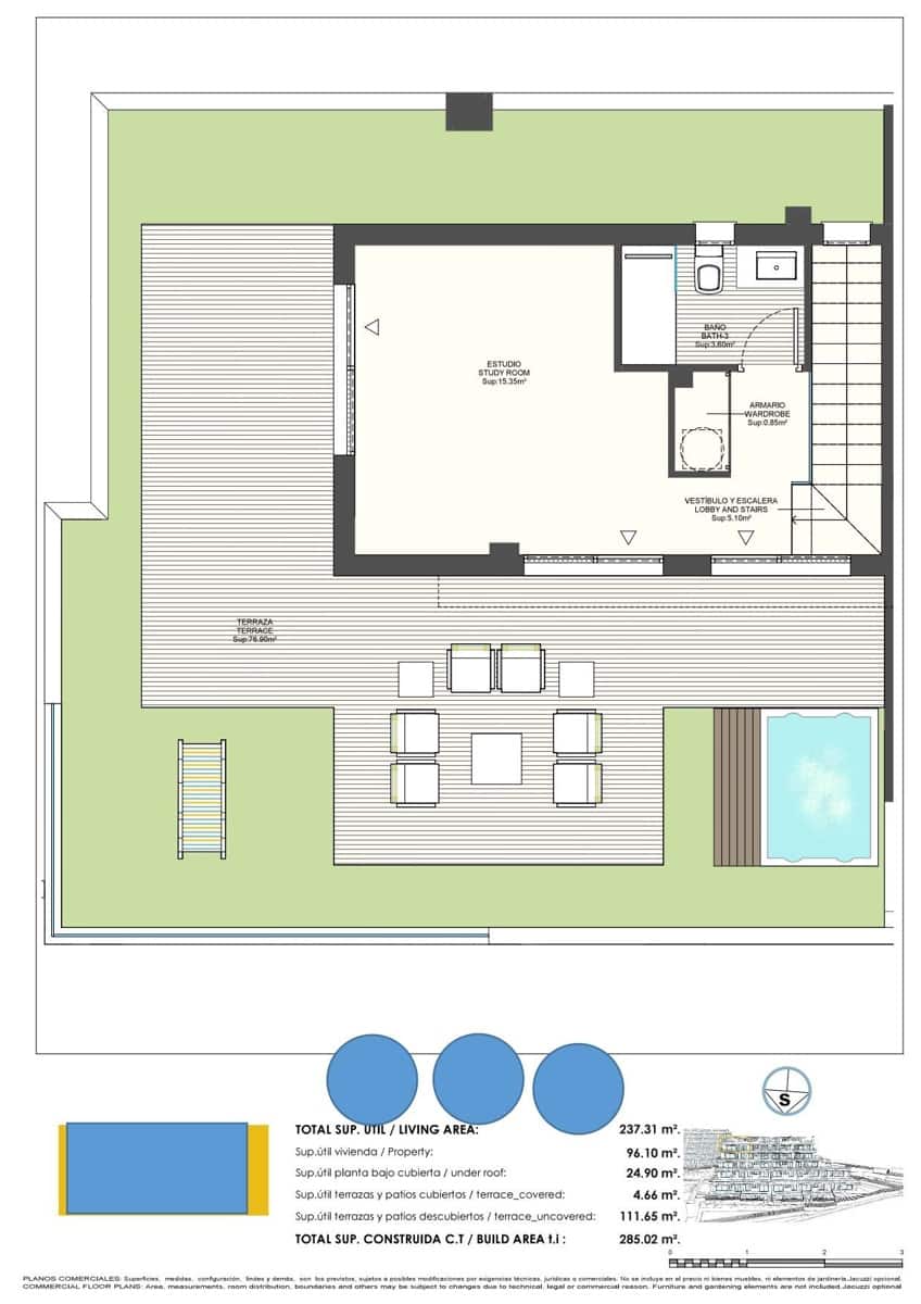 4 quarto Apartamento para venda em Finestrat com piscina garagem - 725 000 € (Ref: 9811214)